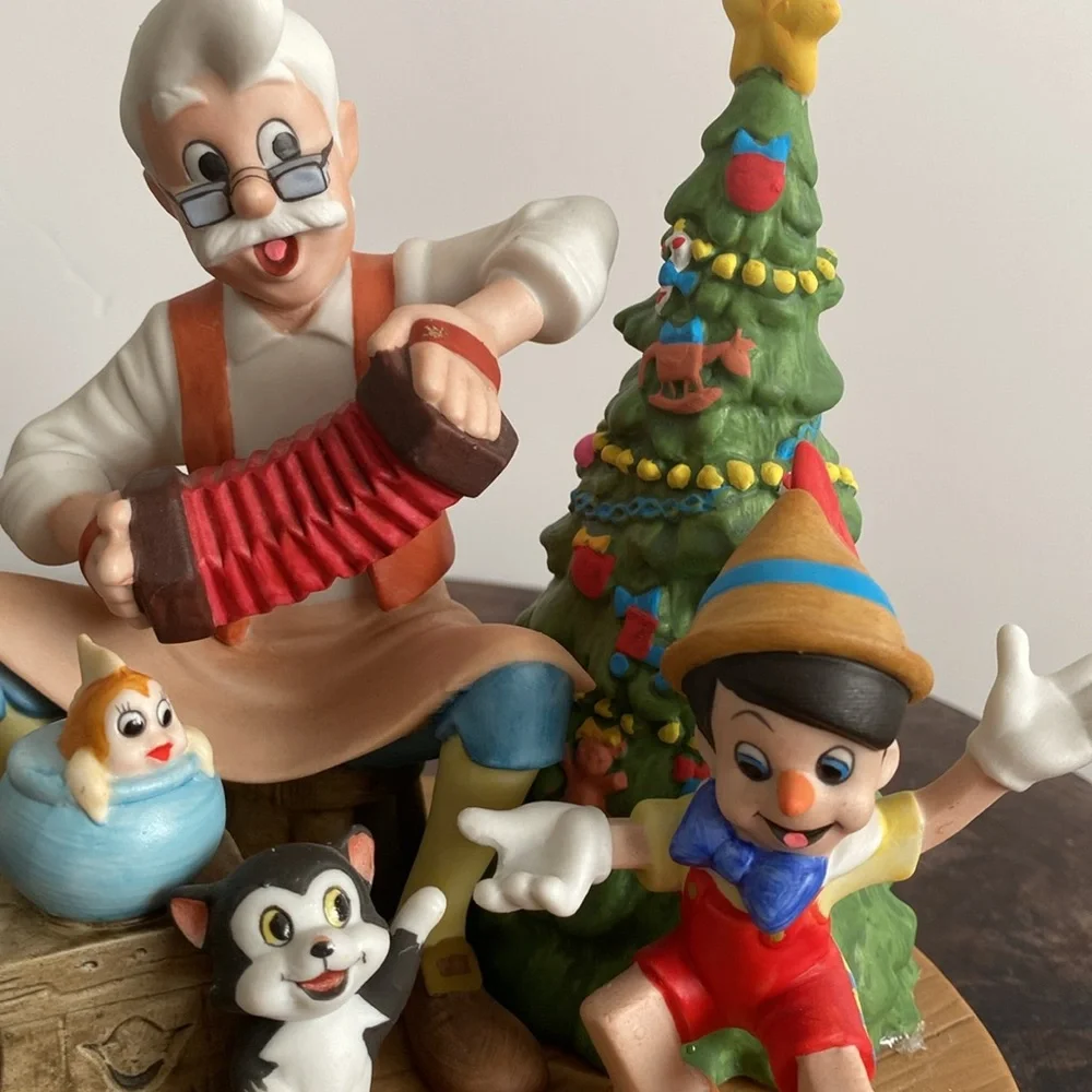 DISNEY CHRISTMAS 1989 LE PORCELAIN PINOCCHIO FIGURINE Disneyland 5th edition - Picture 11 of 11